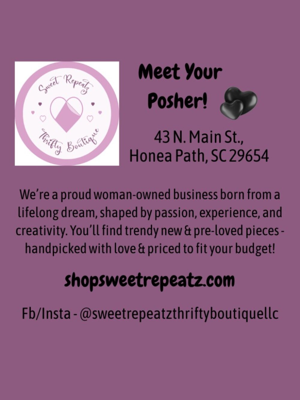 Meet your Posher, Michelle